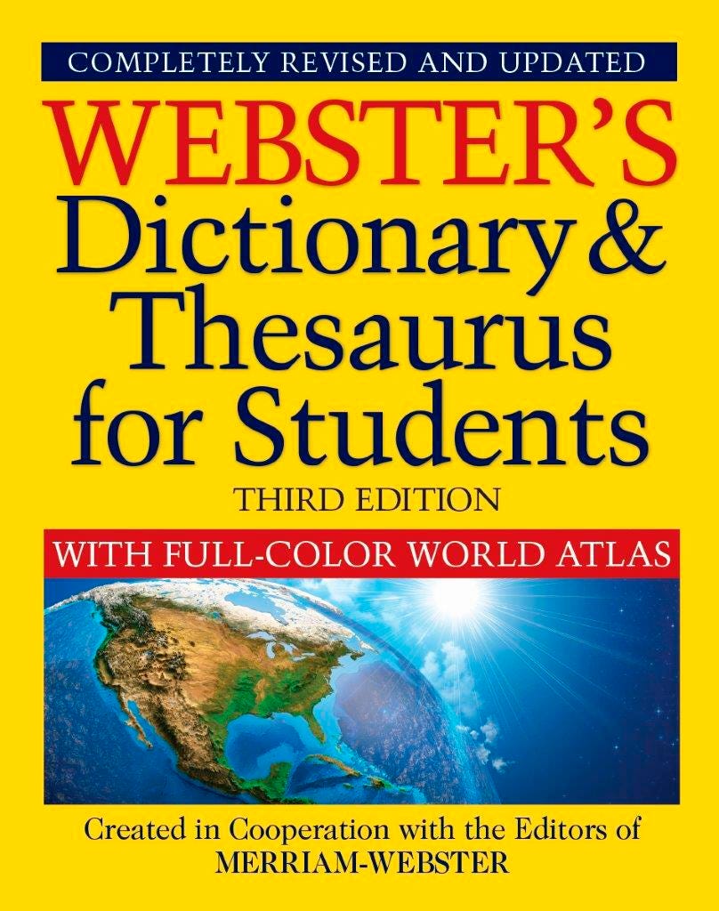 Webster's Dictionary and Thesaurus for Students, 2nd Edition